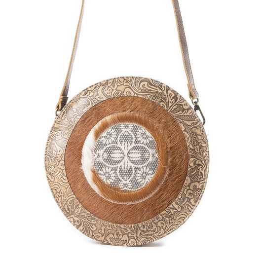 Boho-Kaffee-Rundtasche