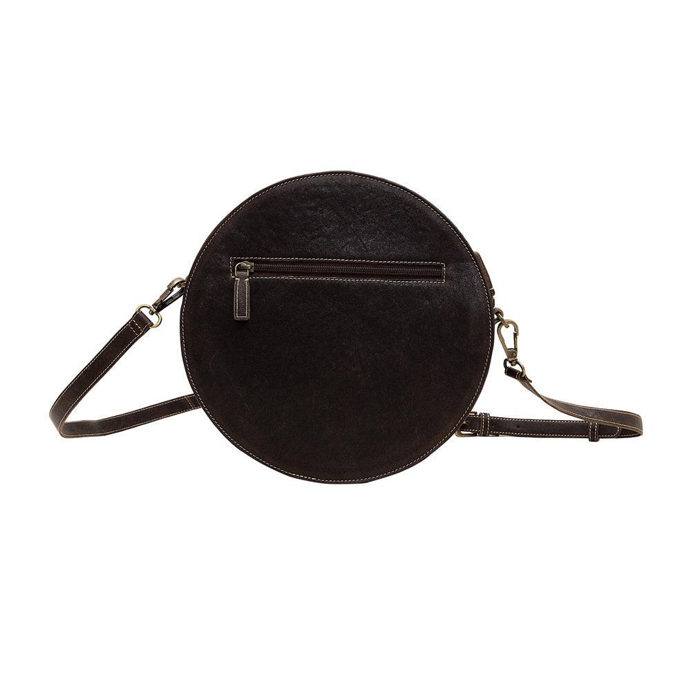 Boho Teal Round Bag