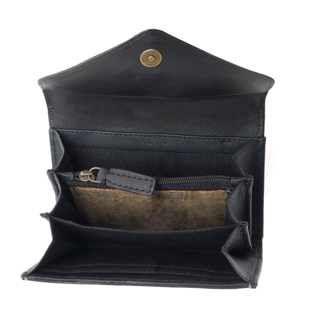 Orange Black Wallet