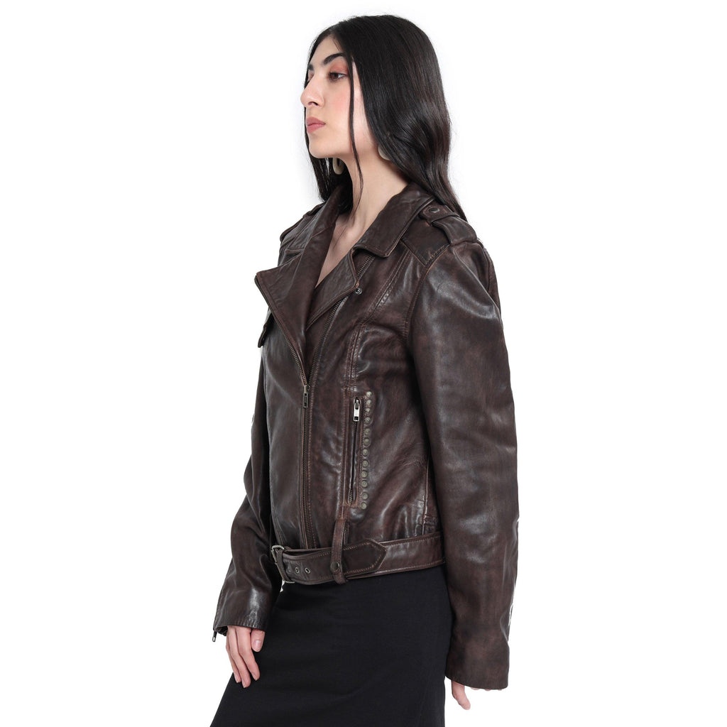 ButtonUppp Leather Jacket