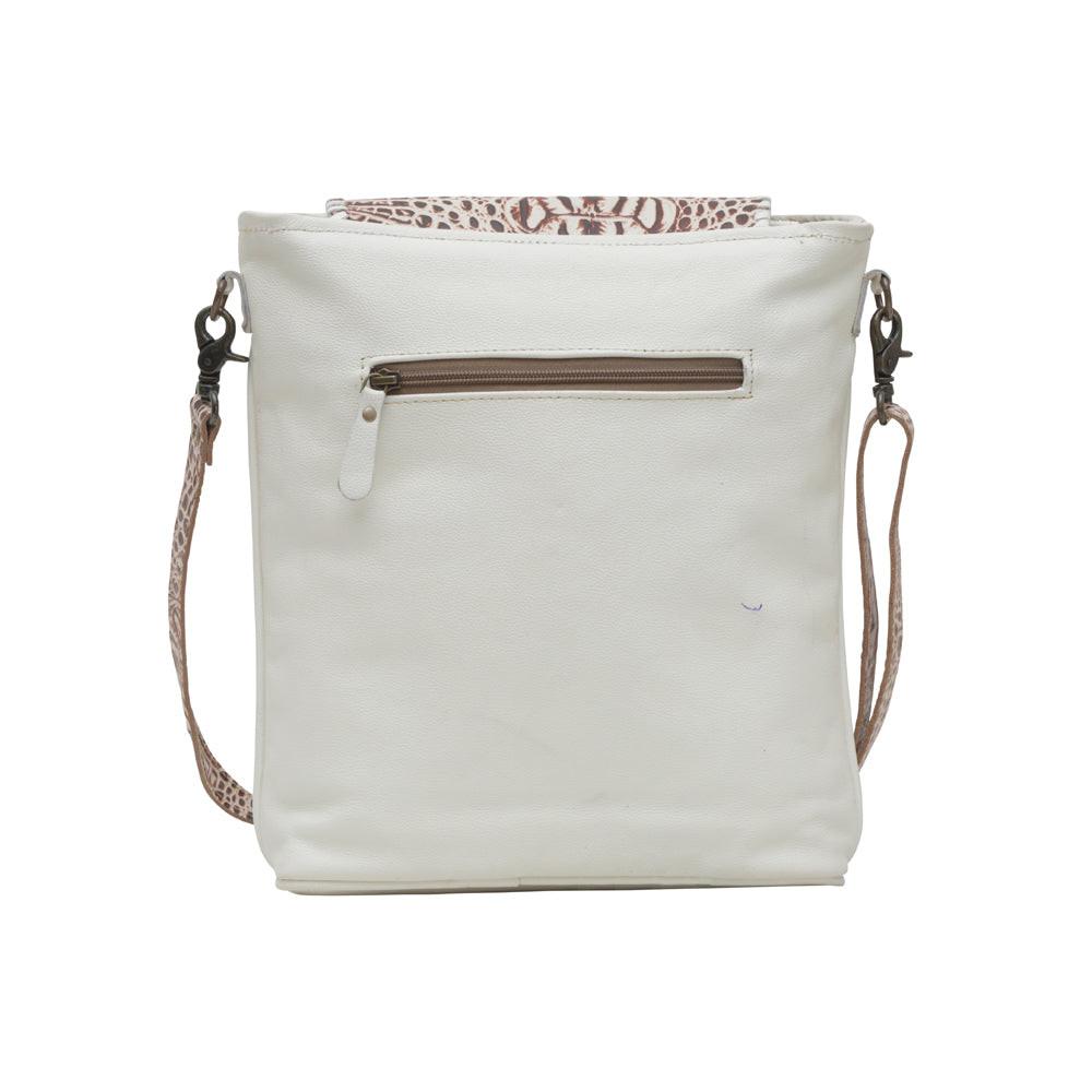 SMOKEY AZTECA LEATHER & HAIRON BAG