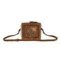 ORCHIDS HAND-TOOLED BAG
