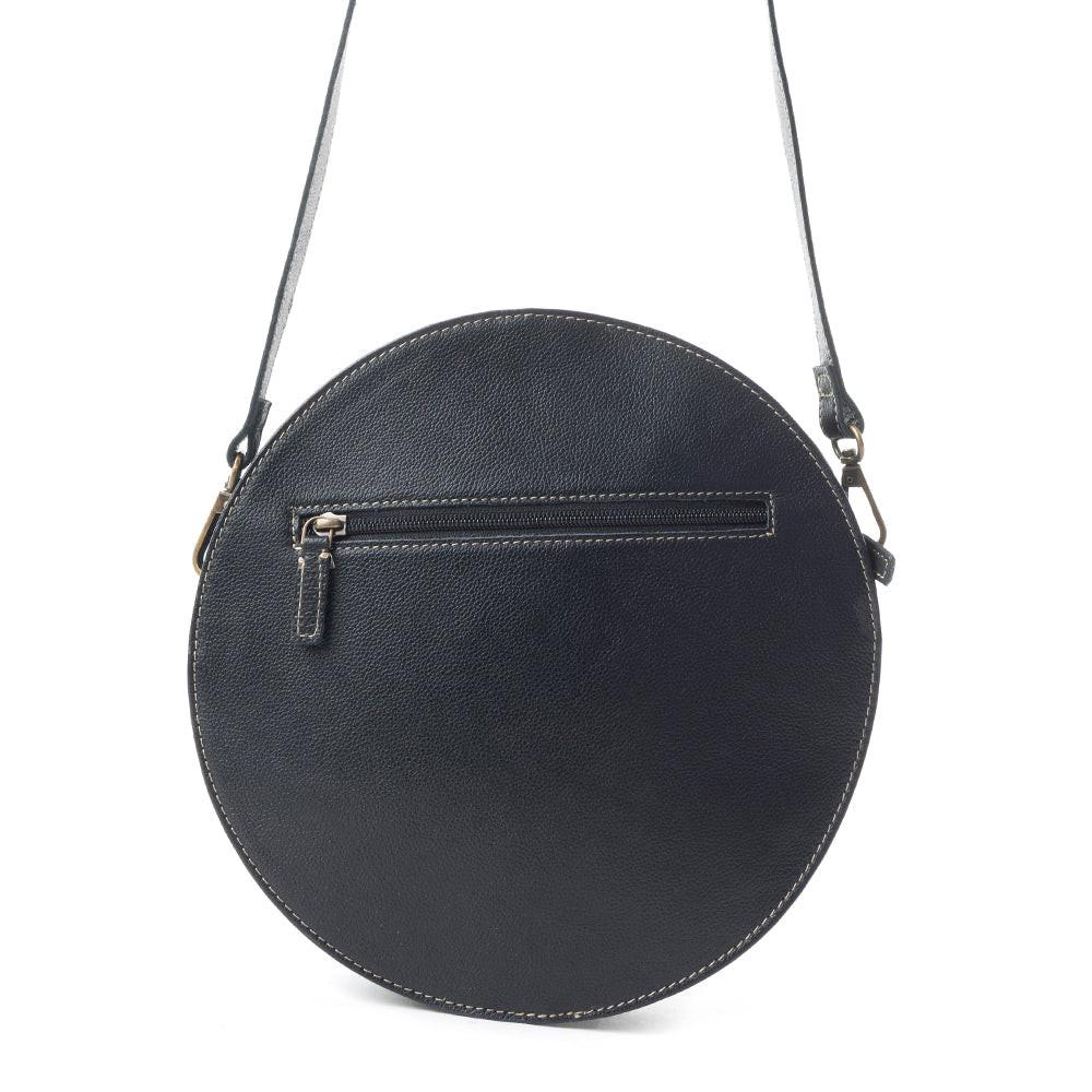 FLAX BLOSSOM ROUND BAG