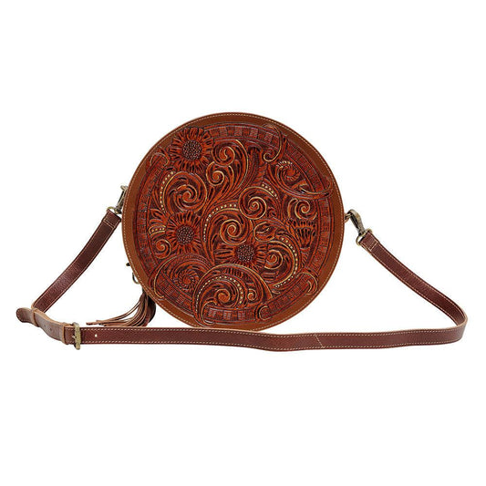 RUNDE TASCHE CRIMSON ORCHID