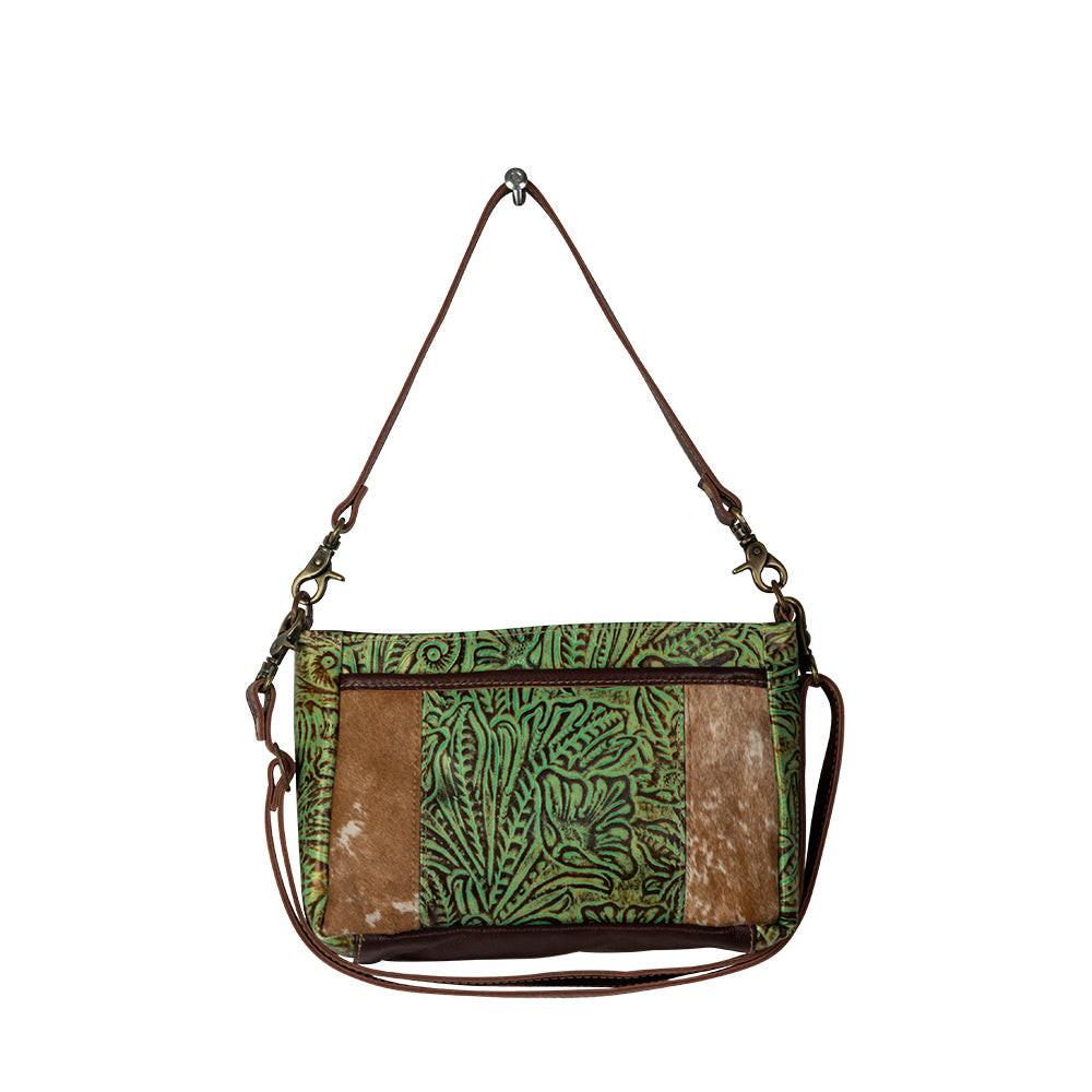 Blazing Bloom Leather & Hairon Bag