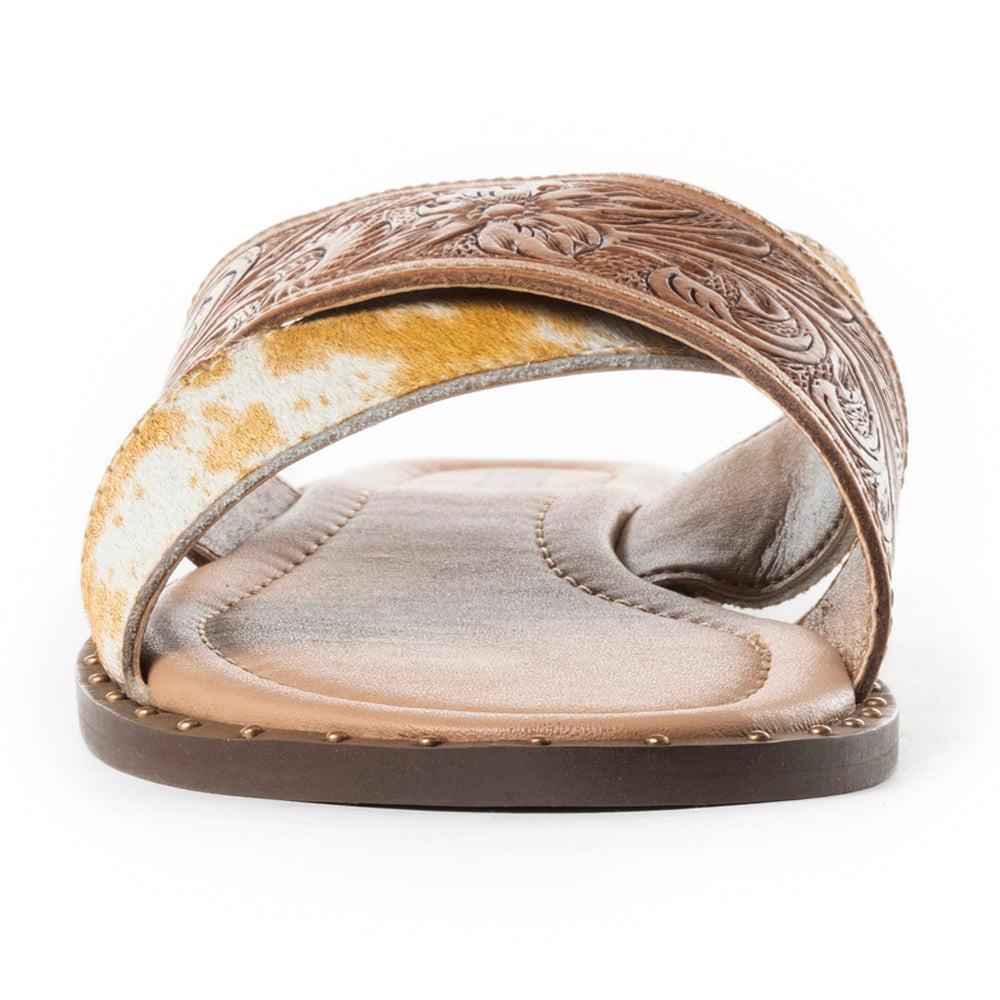 Mukluk Western Hand-Tooled Sandals