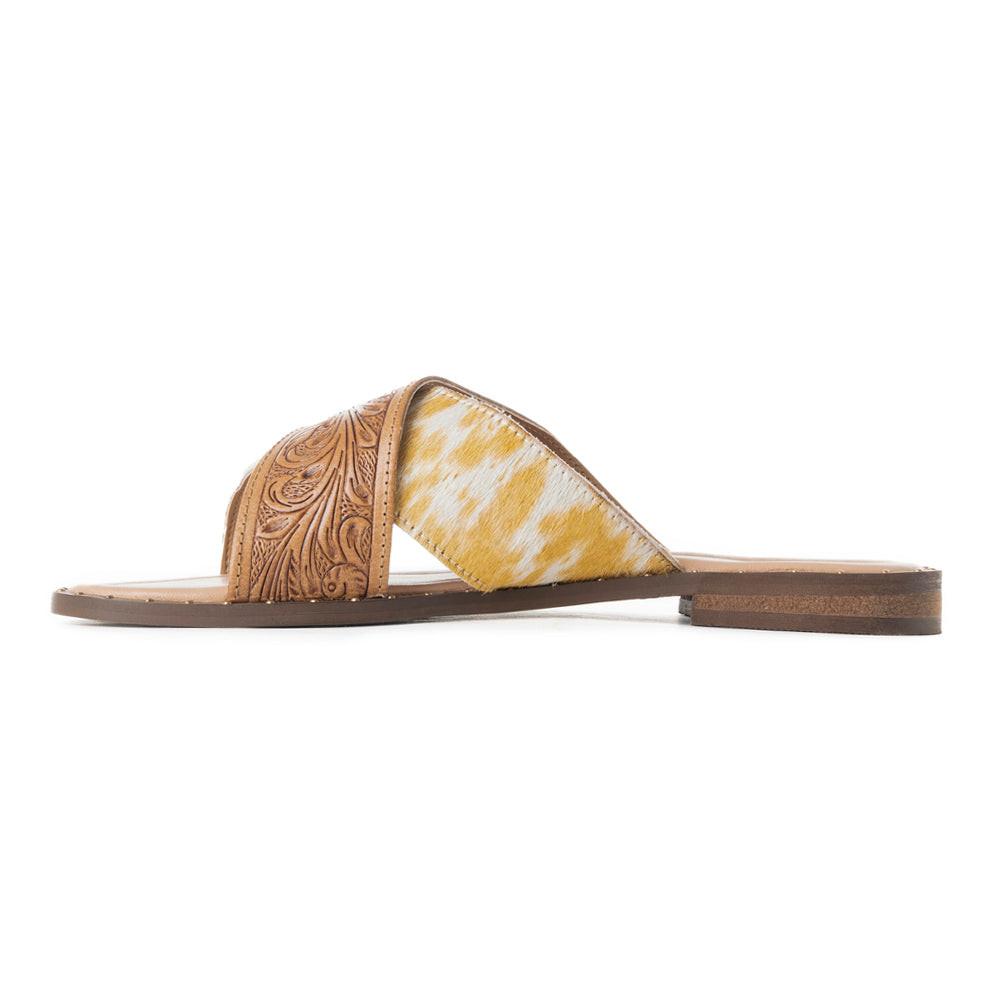 Mukluk Western Hand-Tooled Sandals