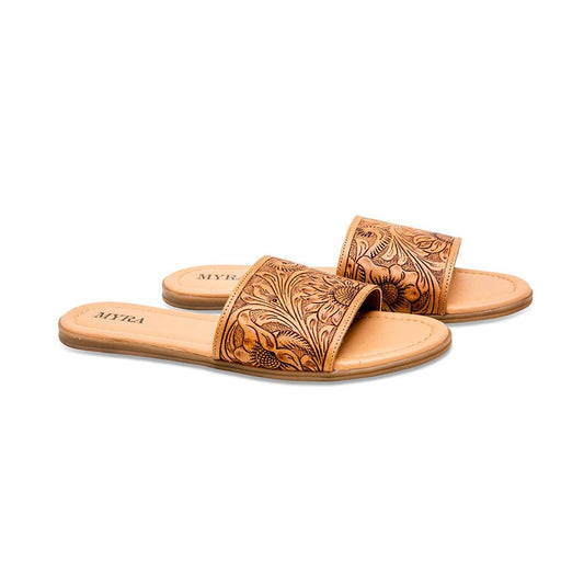 Coppu Western Sandalen mit Handprägung