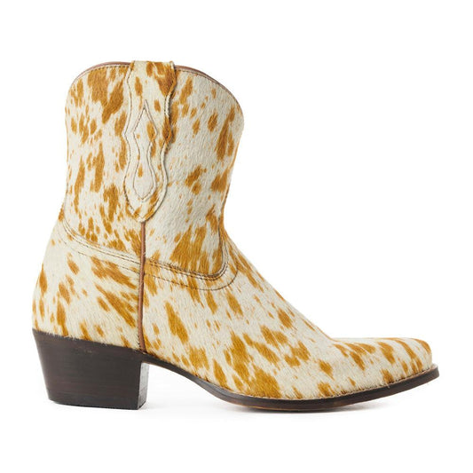 Cowdie Western Stiefeletten aus Haarleder