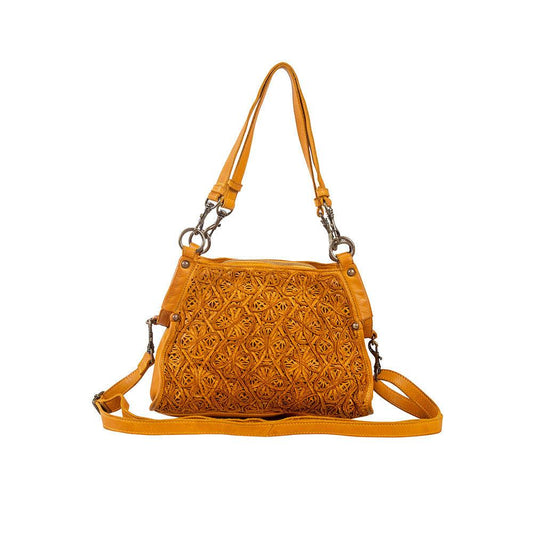Effervescence Leder- und Haar-Tasche
