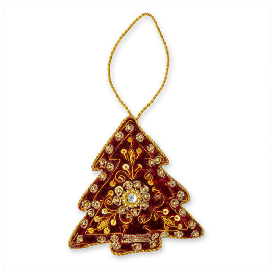 Ausgefallener Weihnachtsbaumschmuck mit Juwelen
