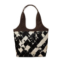 Pecos Wind Weave Pattern Leather & Hairon Bag
