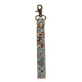 Pathflower Trail Hand-Tooled Key Fob