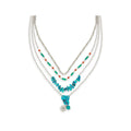 Enchanted Garden Tiered Silver Necklace