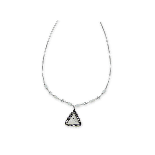 Boho-Chic-Halskette aus Silber