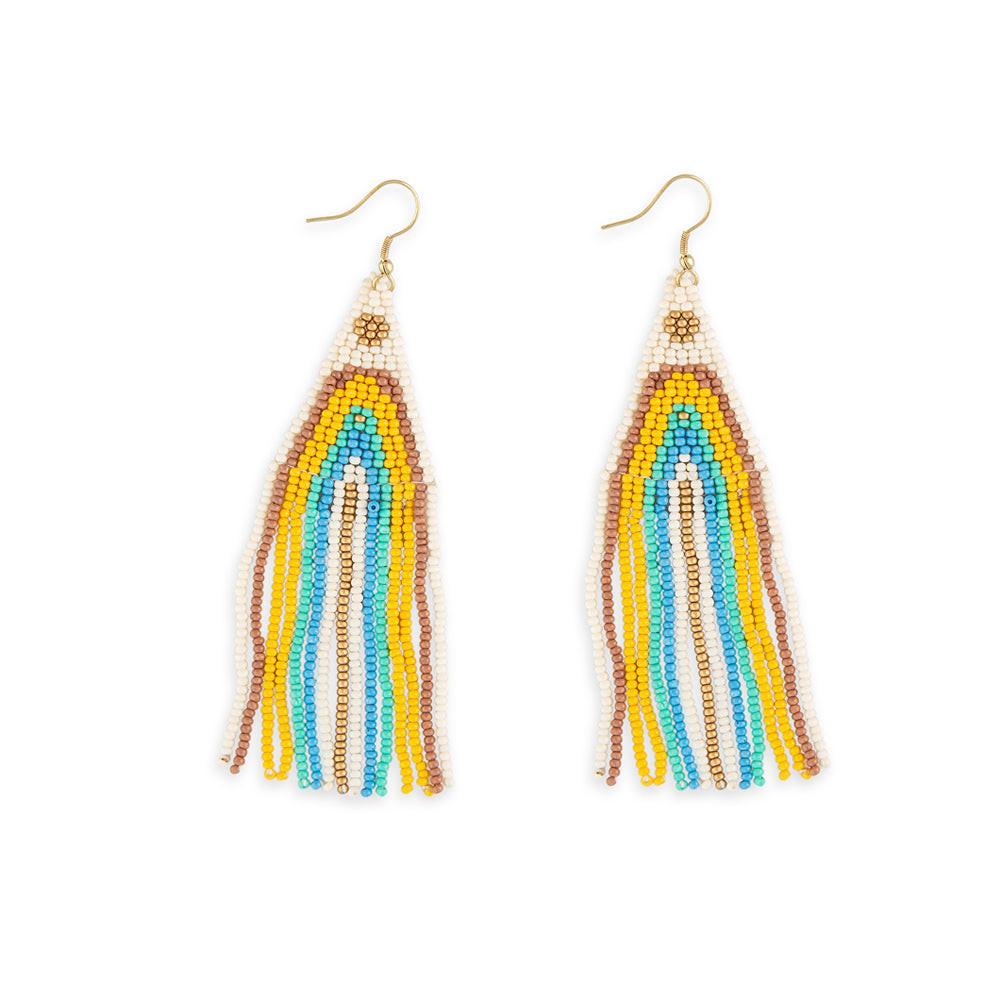 Sunâ€™S Ribbon Beaded Earrings