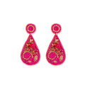 Rose Garden Beaded Earrings