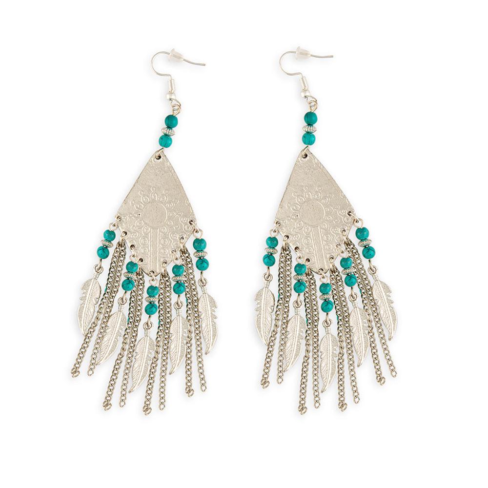 Sun Ray Splendor Silver Earrings