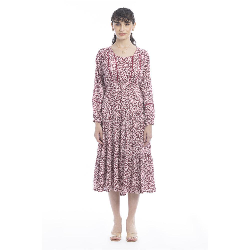 Tammy Anne Floral  Pattern Dress