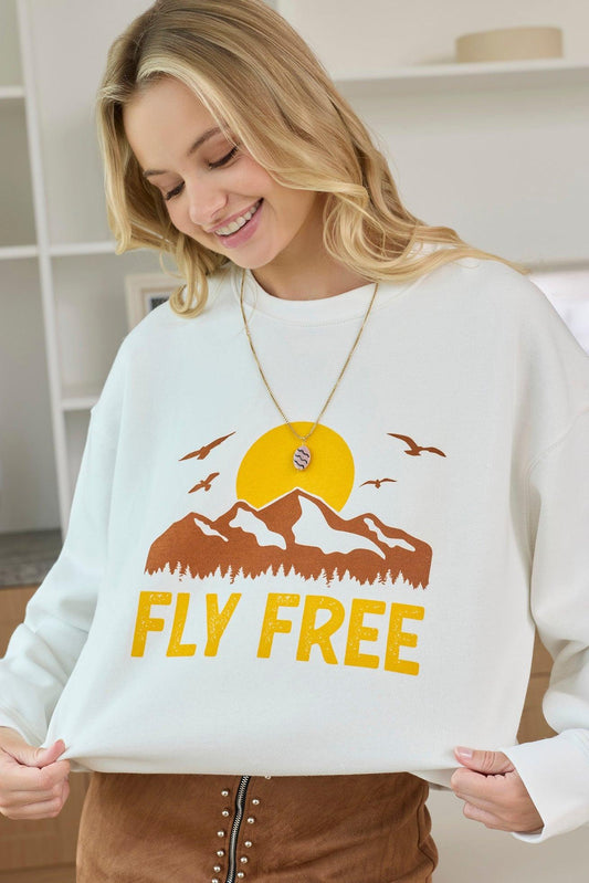 Fly Free Oversized-Sweatshirt