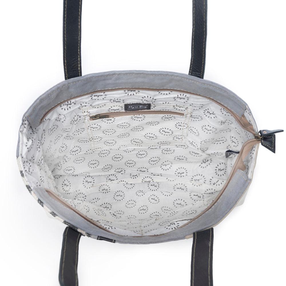 Globetrotter Patch Tote Bag