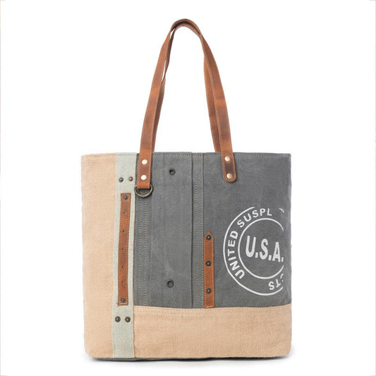 USA Canvas Patch Tragetasche