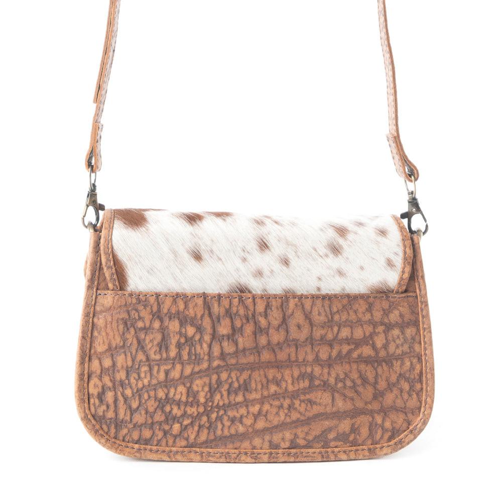 Swift Rider Leather & Hairon Bag
