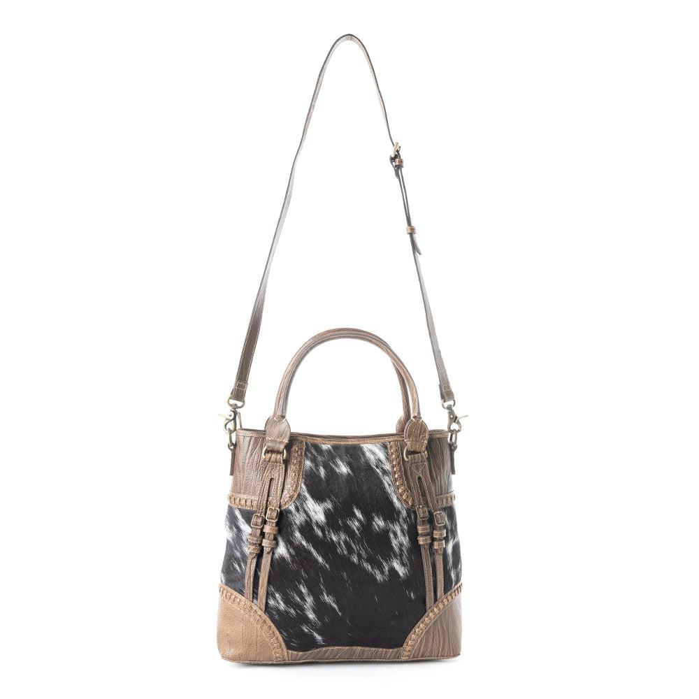 Crawford Canyon Tall Leather Hairon Bag