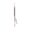Trail Feather Braided Chain  Key Fob