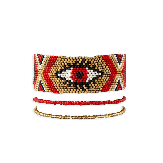 Eye in the Sky Perlenarmband