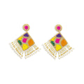 Fields of Blooms Beaded Earrings