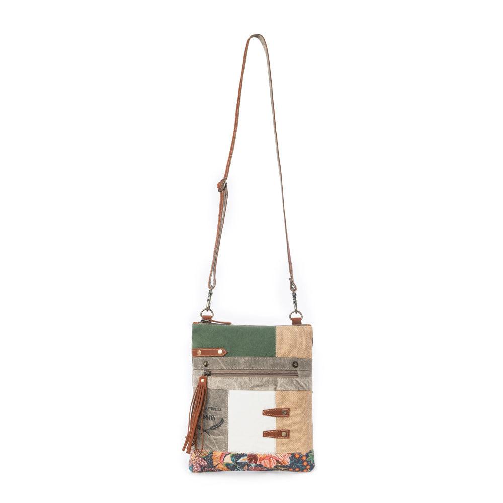 Boulangerie Floral Trim Crossbody Bag
