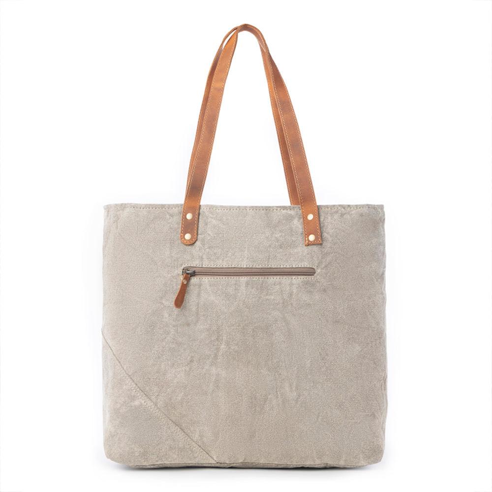 Boulangerie Floral Trim Tote Bag