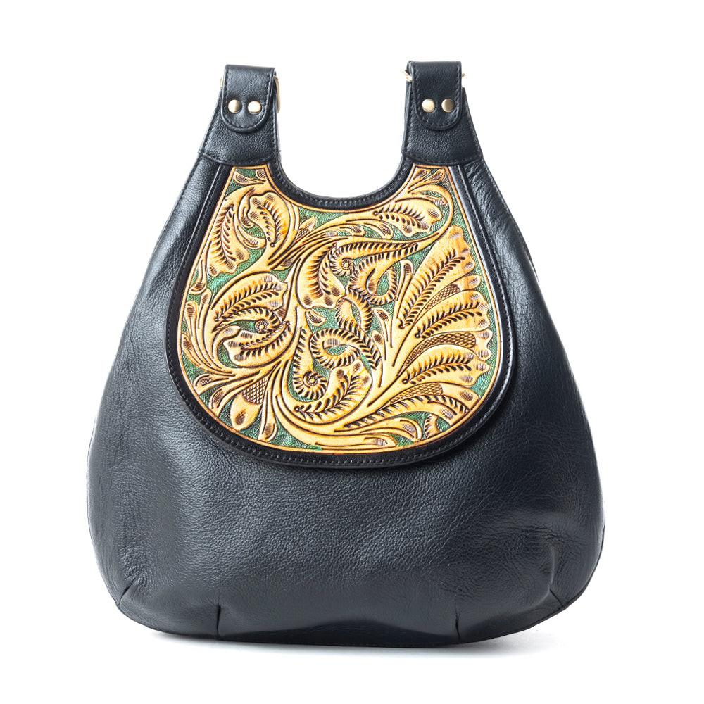 Minah Vista Hand-Tooled Bag