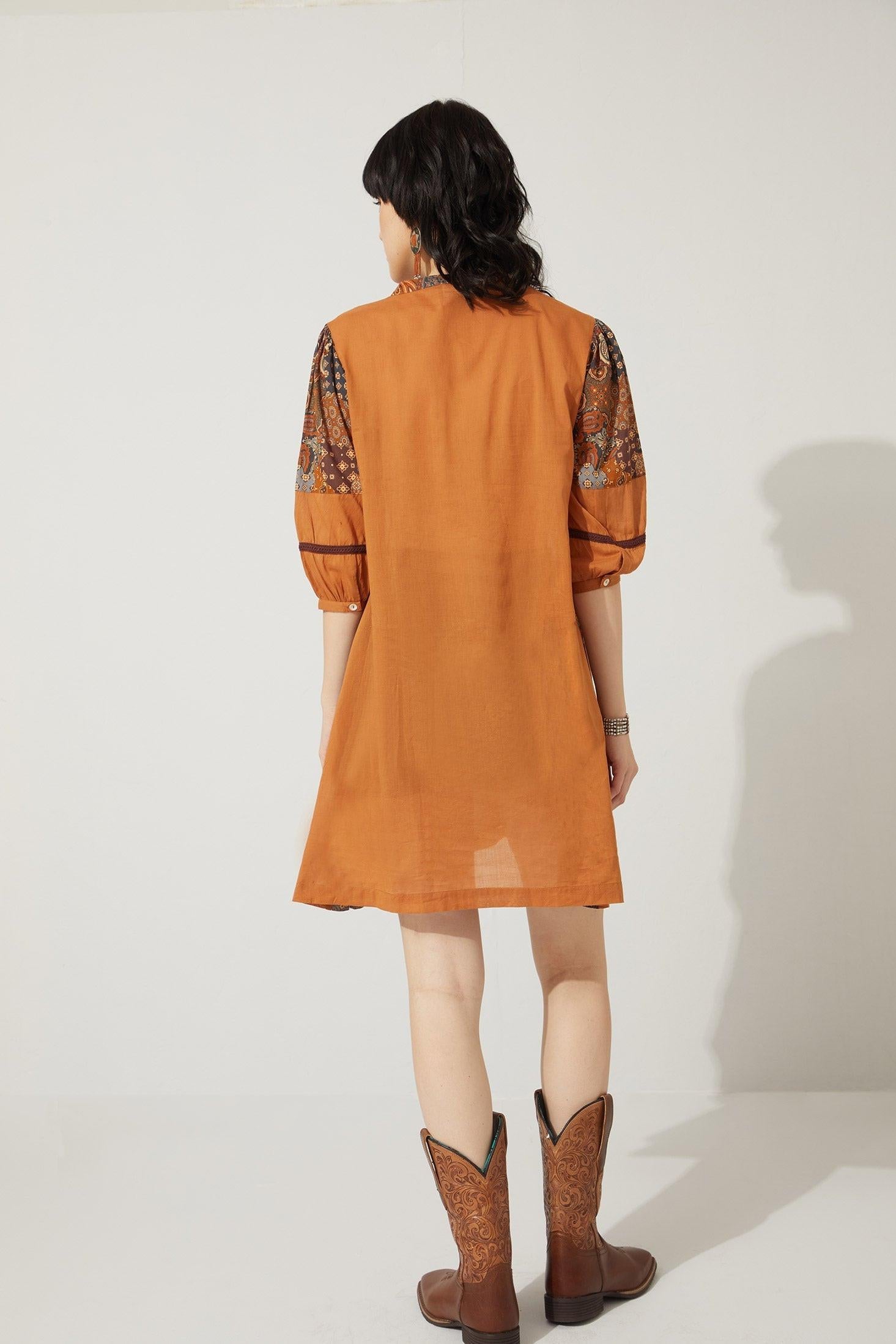 Bohera Glennavieve Pleated Accent Dress