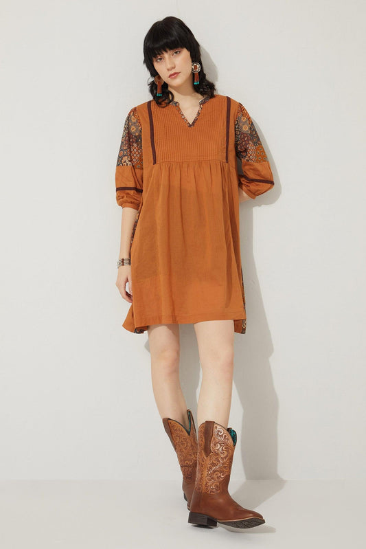 Bohera Glennavieve Plissiertes Akzentkleid