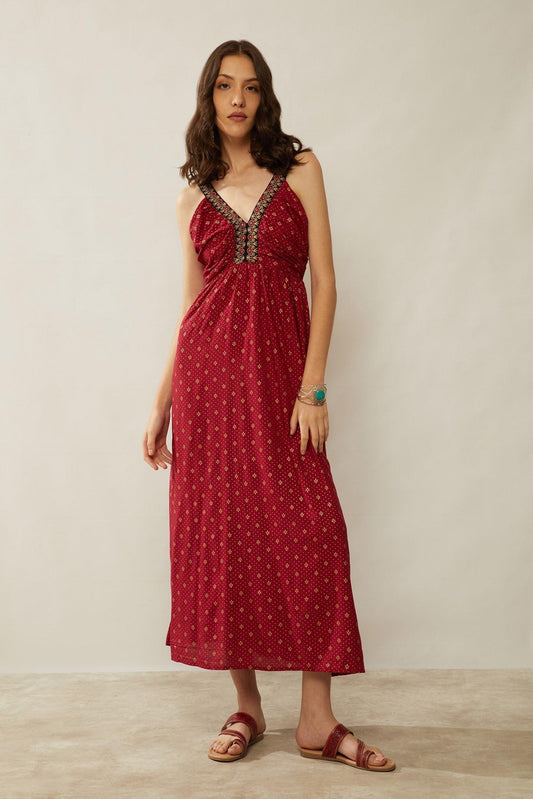 Bohera Gwendolyn Akzentuiertes Border-Kleid