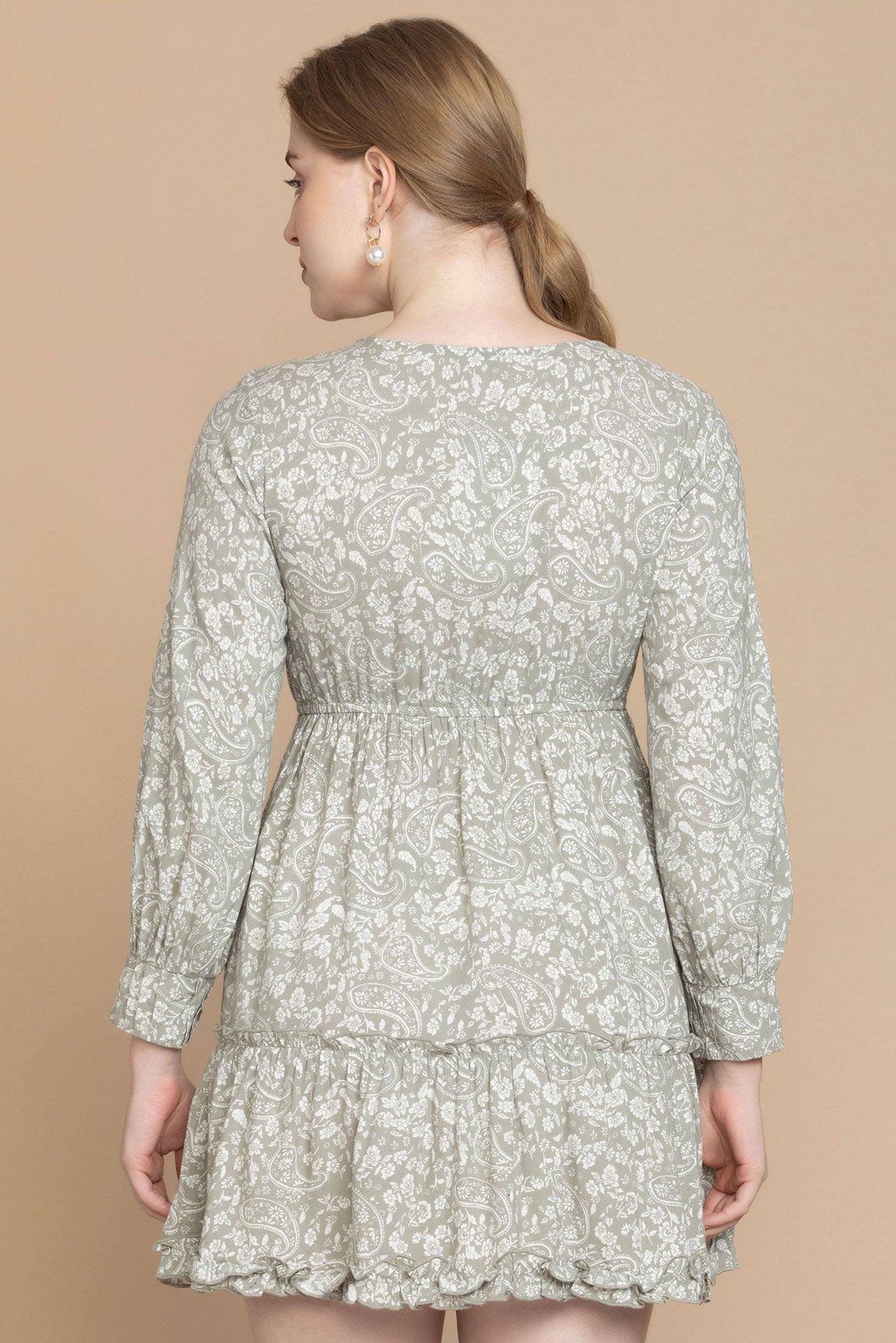 Bohera Fiona Lynne Full Sleeve Baby Doll Dress