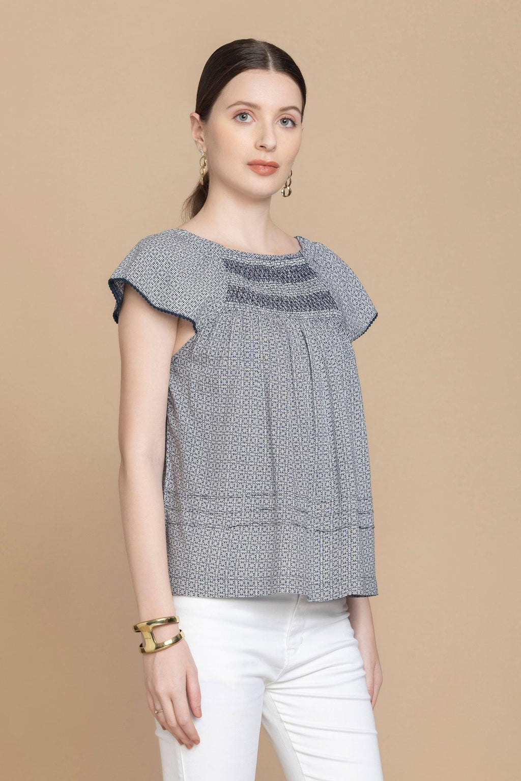 Bohera Hanna Jo Embroidered Top