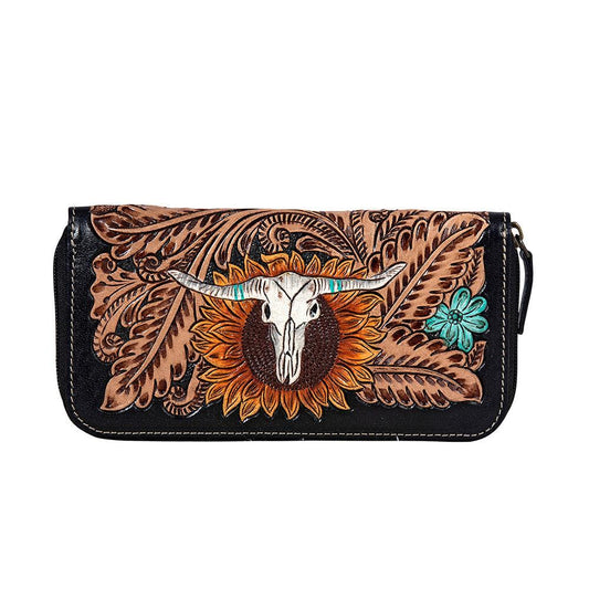 Handgearbeitete Geldbörse "Spirit of the Herd"
