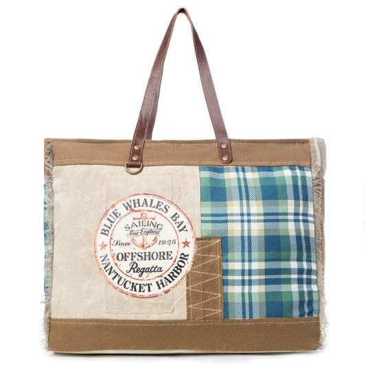 Blue Whales Bay Wochenendtasche