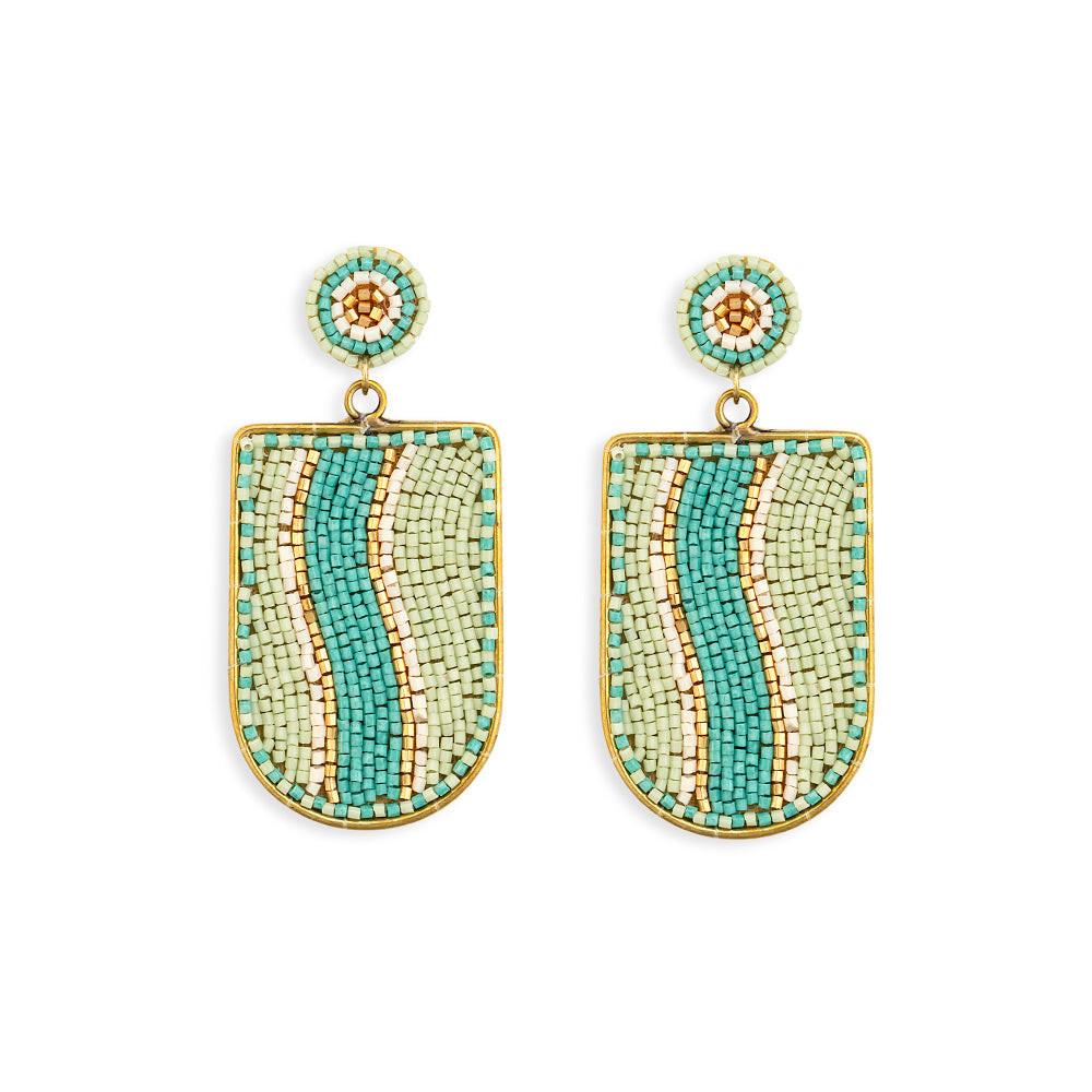 Sierra River Beaded Earrings