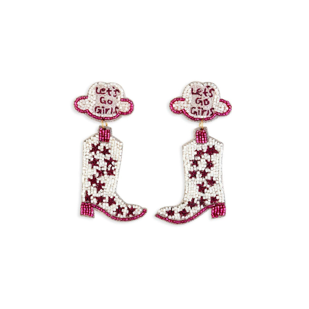 Letâ€™s Go Girls Earrings In Red