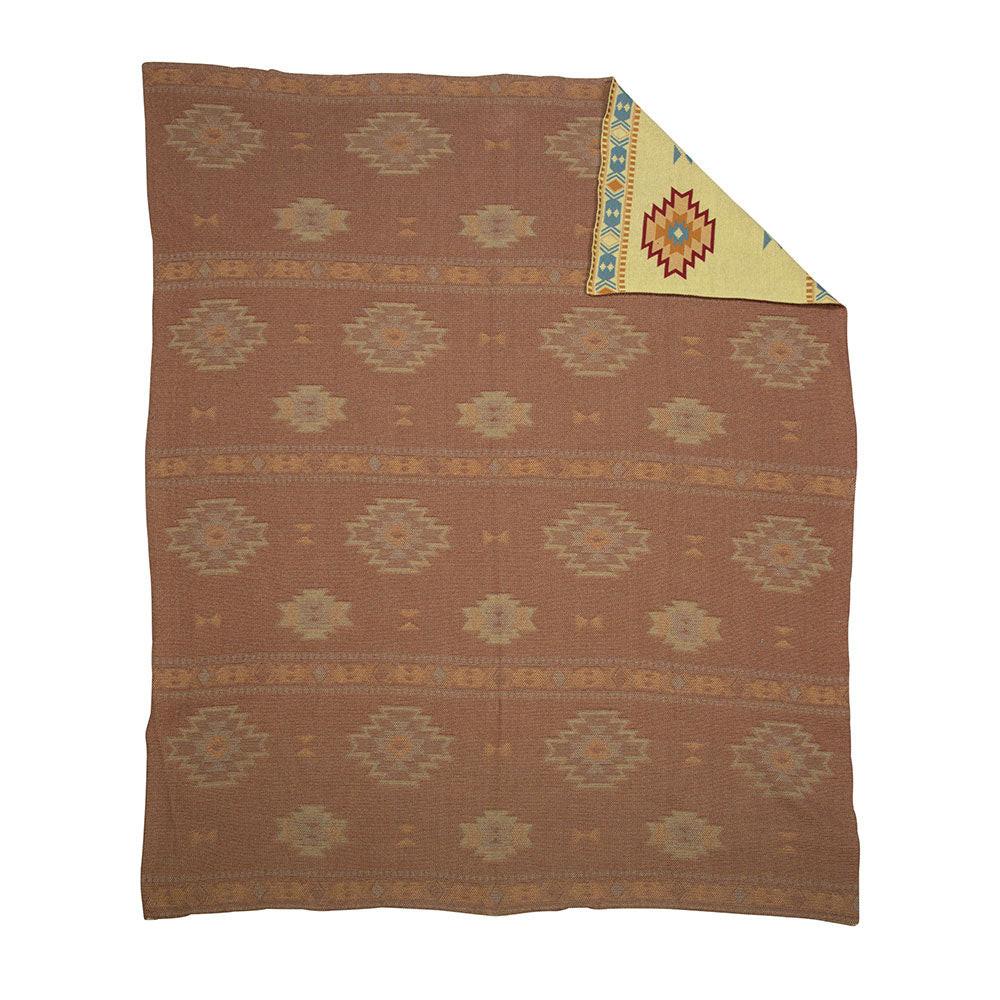 Paint Flower Meadow Throw In Yellow