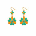 Sun Mesa Flower Earrings