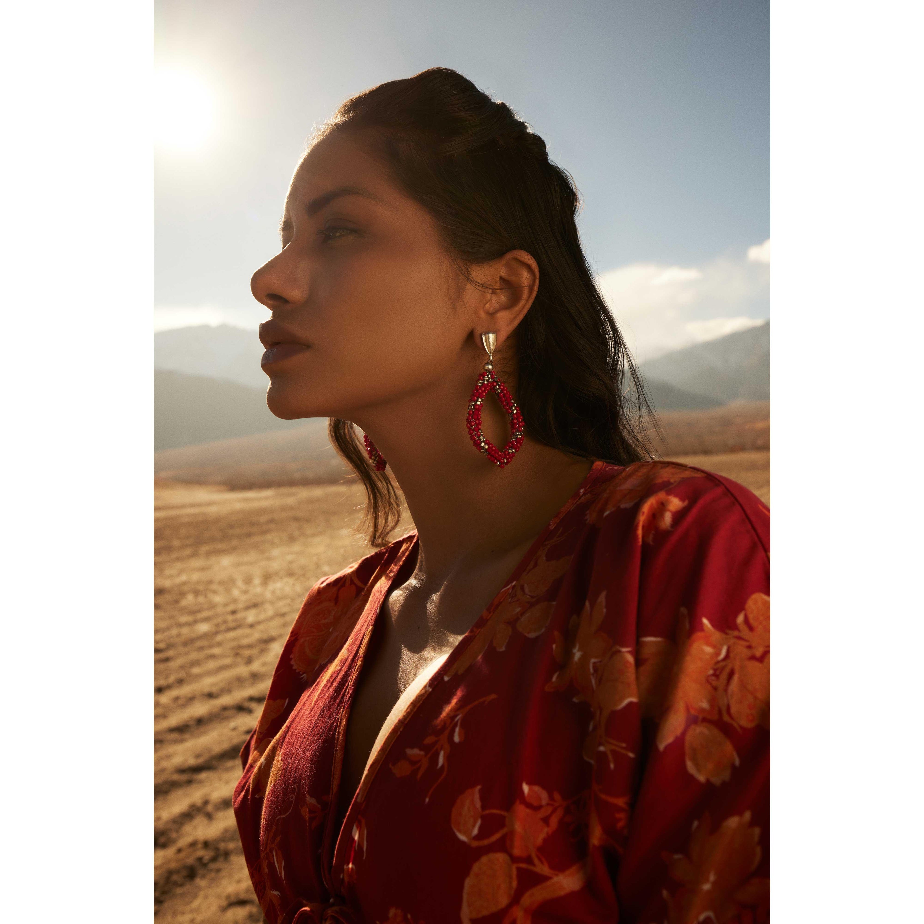 Sunset Bluff Beaded Earrings