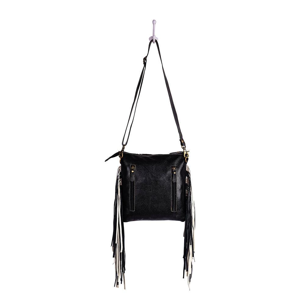 Myra Chilton Draw Hairon Concealed Carry Bag – Stylish Cowhide & Leather Crossbody with Adjustable Leather Strap
