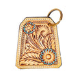 Sunrise Hand-tooled Key Fob