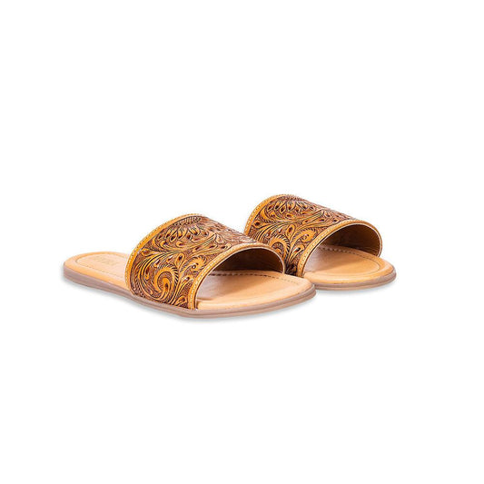 Willa Hand-Tooled Sandals