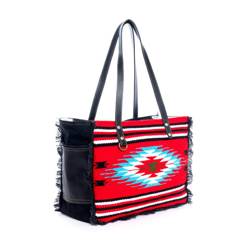 Algodones kleine Tasche in Rot
